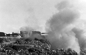 The batteries and gun emplacements at Castillitos and El Jorel, Cabo Tiñoso